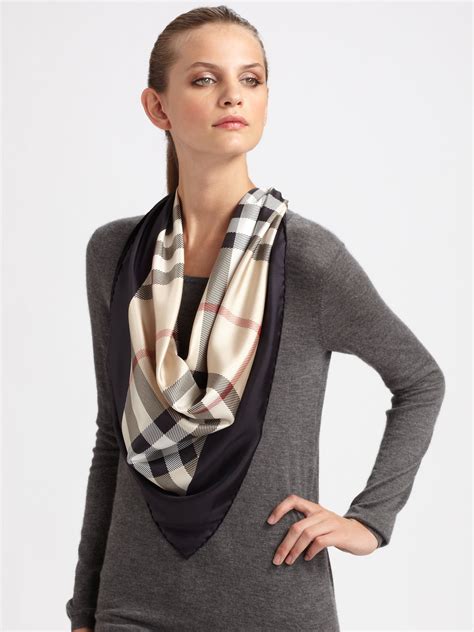 burberry silk scarf square|burberry silk scarf nordstrom.